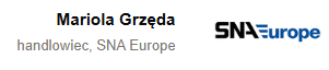 Uczestniczka szkolenia ze sprzedaży — logo firmy klienta