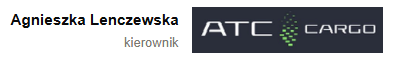 Uczestnik szkolenia — logo firmy klienta
